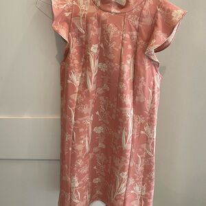 BCBGeneration Coral Floral Dress